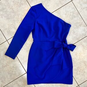 gianni bini blue cocktail dress, size 6